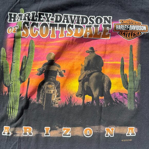 Harley Scottsdale Arizona T Shirt Sz L - Picture 1 of 9